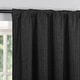 preview thumbnail 22 of 31, Sun Zero Treviso Linen Blend Magnetic Closure Total Blackout Back Tab 1-Piece Curtain Panel, Single Panel