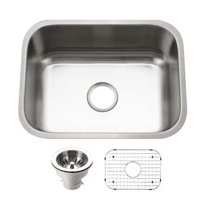 Houzer STS-1300-C Eston 23-1/4" Undermount Single Basin Stainless
