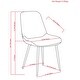 preview thumbnail 9 of 16, WyndenHall Chatsworth Mid Century Modern Dining Chair (Set of 2) - 22.22" D x 19.68" W x 32.1"H