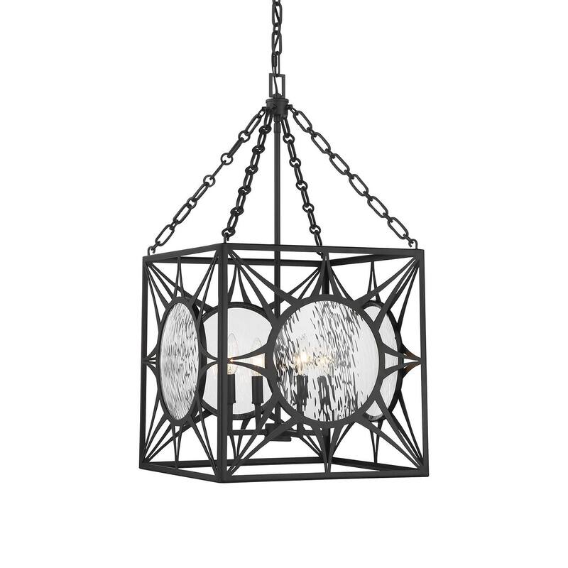 Savoy House 3-5063-4 Balfour 4 Light 17" Wide Candle Style Chandelier - Matte Black