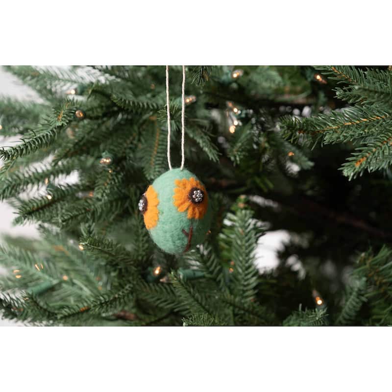 Sunflower Egg Easter Spring Decorative Hanging Tree Ornament