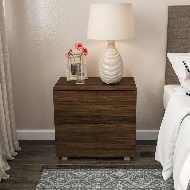 Polifurniture Madison Modern 2 Drawer Nightstand