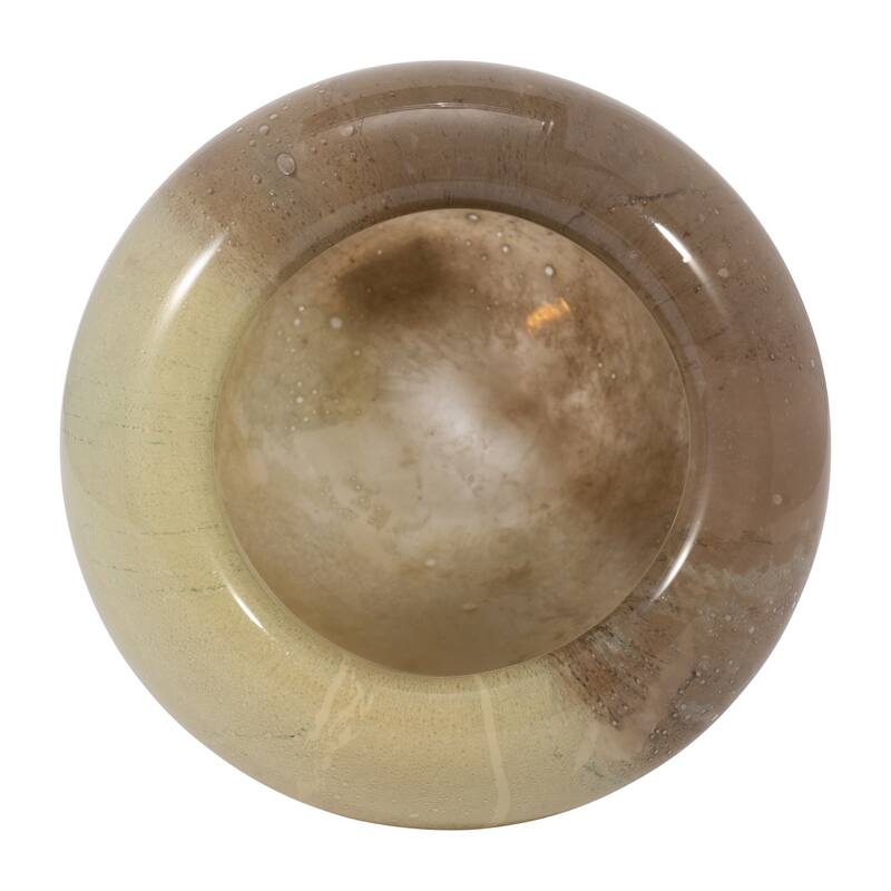 Sagebrook Home Glass Nude Cylinder 2Tone Vase