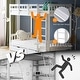 preview thumbnail 7 of 9, Solid Wood Twin-over-Twin Convertible Bunk Bed with 2 Drawer, White