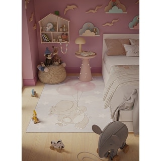 Ginza Six Washable Skydancer Hippopotamus Kids Rug