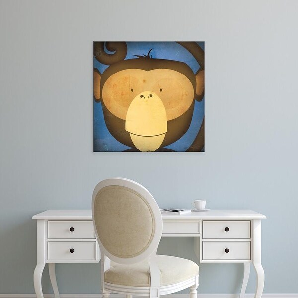 Easy Art Prints Ryan Fowler's 'Monkey Wow' Premium Canvas Art