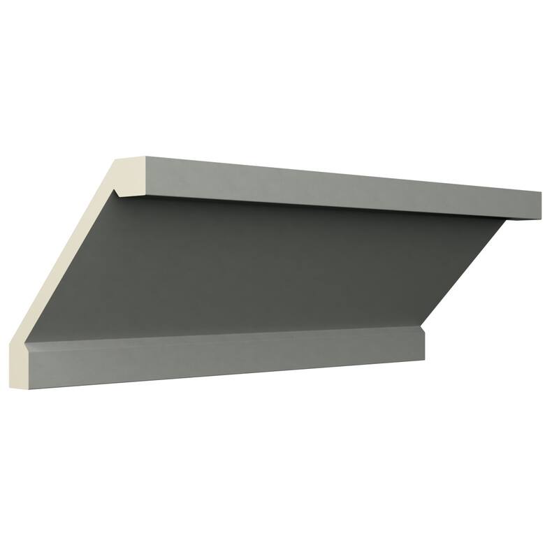 6"H x 6"P x 8 3/8"F x 94 1/2"L Darcy Crown Moulding - 1-Pack