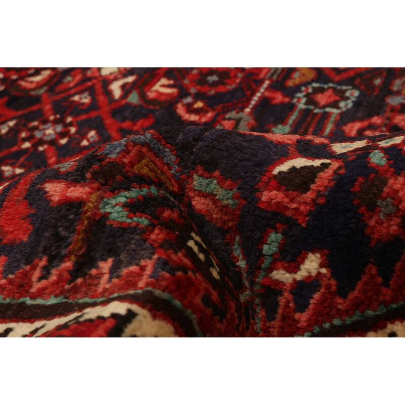 ECARPETGALLERY Hand-knotted Andelz Navy Wool Rug - 5'1 x 11'9