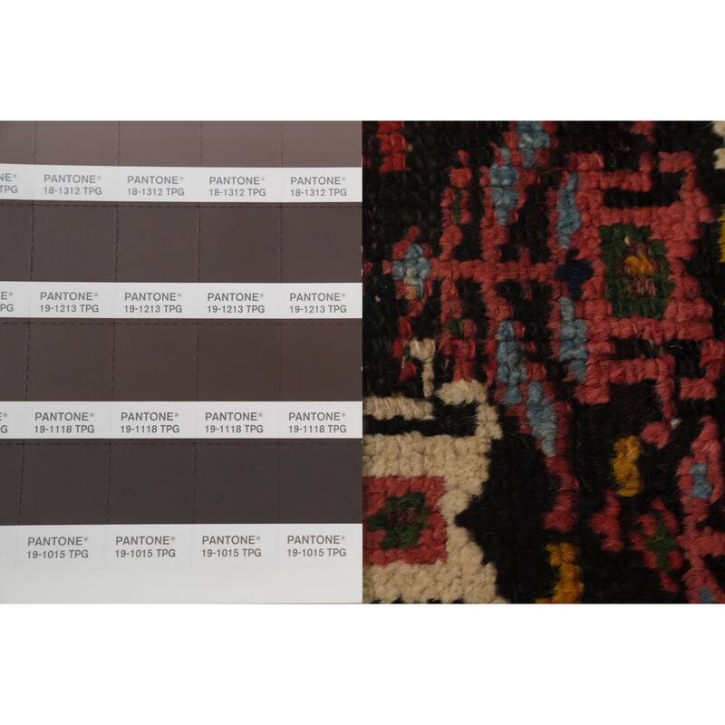 Hand Knotted Oriental 100% Wool Carpet Traditional Floral Brown Bakhtiari Runner Rug - 15' 11'' X 3' 0''