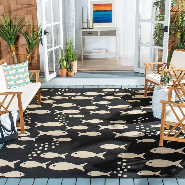 SAFAVIEH Courtyard Illa Indoor/ Outdoor Waterproof Patio Backyard Rug