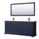 Option Dark Blue, Black Trim, Giotto Quartz Top