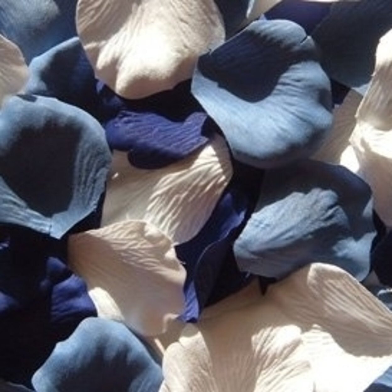 Shop 300 Silk Rose Petals Wedding Favors Multi Colors Periwinkle Navy Blue White Overstock 27719293