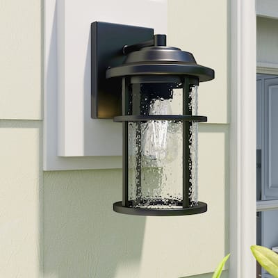 1-Light Outdoor Wall Sconce - 7.55"x9.6"x13.2"