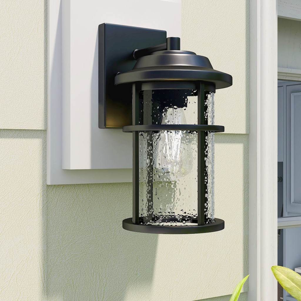 1-Light Outdoor Wall Sconce - 7.55"x9.6"x13.2"