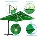 preview thumbnail 40 of 40, BONOSUKI 11.5x9FT LED Cantilever Patio Umbrella with 360 Rotation