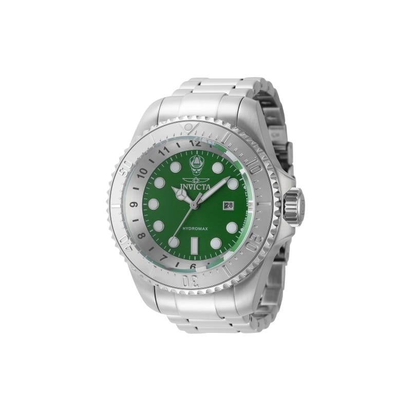 Invicta Men's 44745 Hydromax Quartz 3 Hand Green Dial Watch
