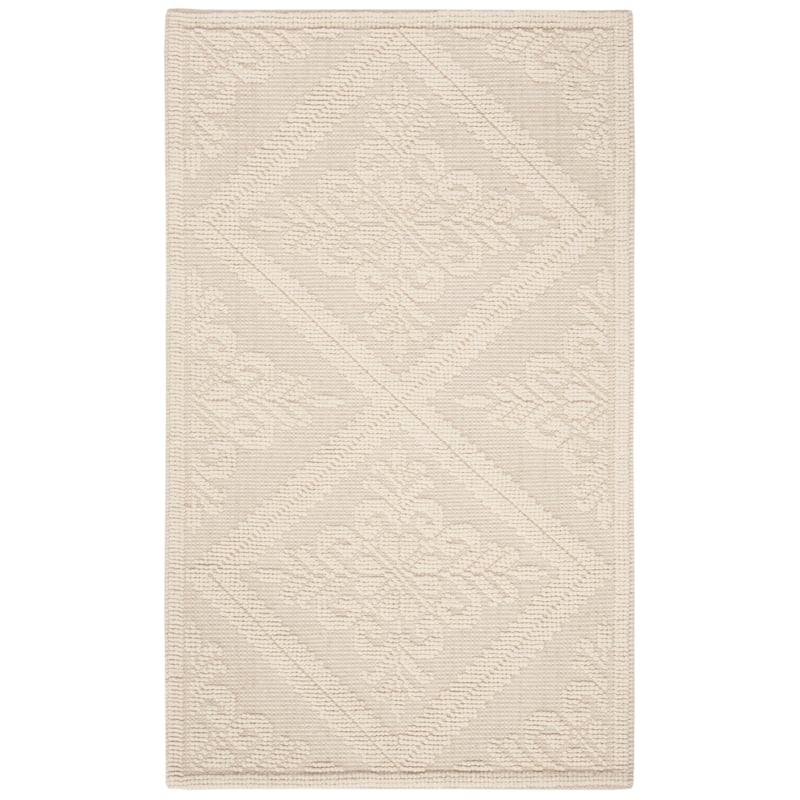 SAFAVIEH Handmade Vermont Davina Wool Rug - 2'3" x 4' - Ivory
