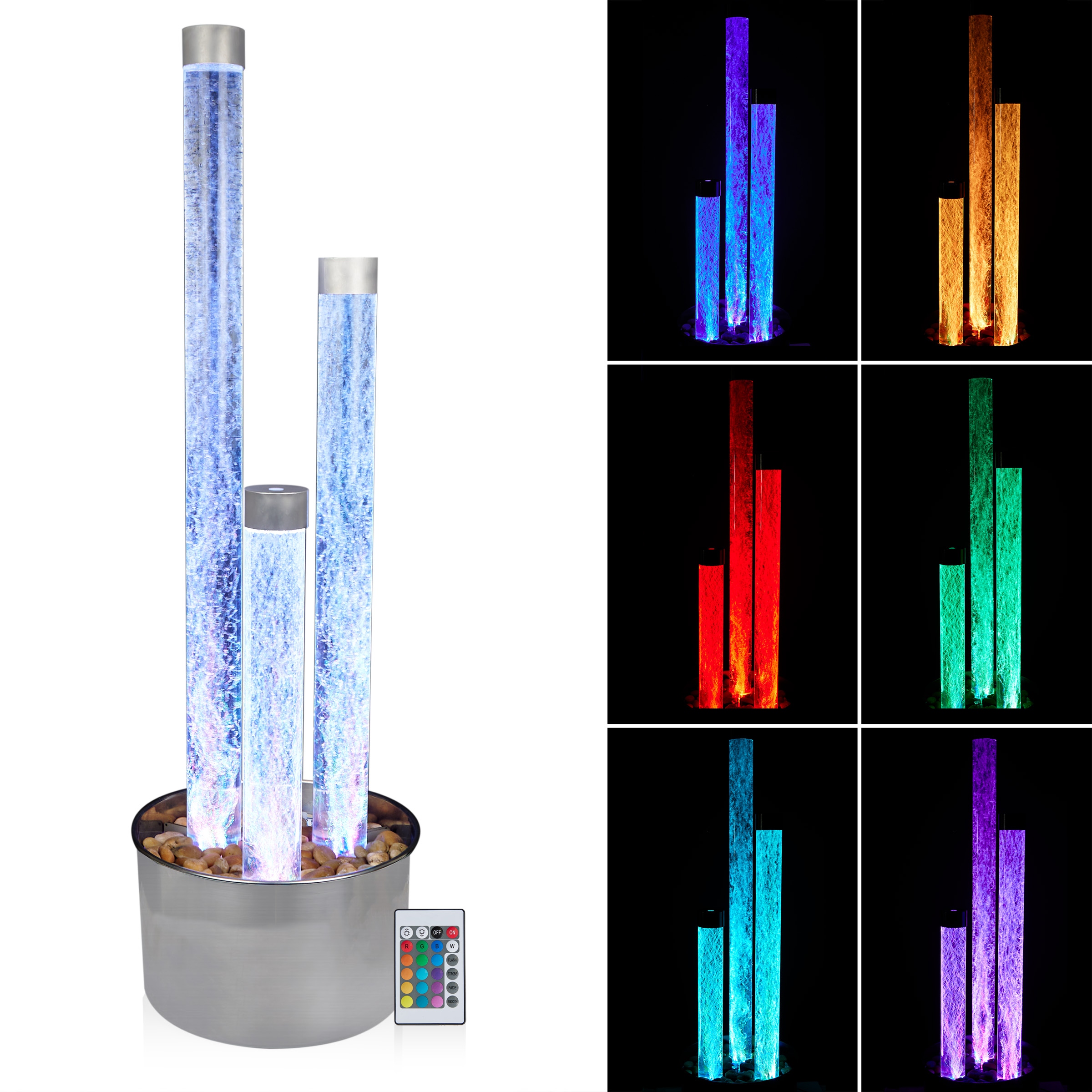 Led water feature bubble lighting discount