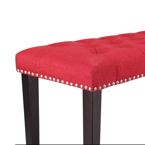 Shop Black Friday Deals On Maypex 38 In Upholstered Bench On Sale Overstock 29880292
