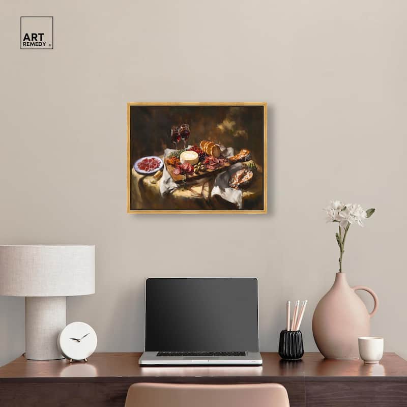 Art of Charcuterie Canvas by Art Remedy