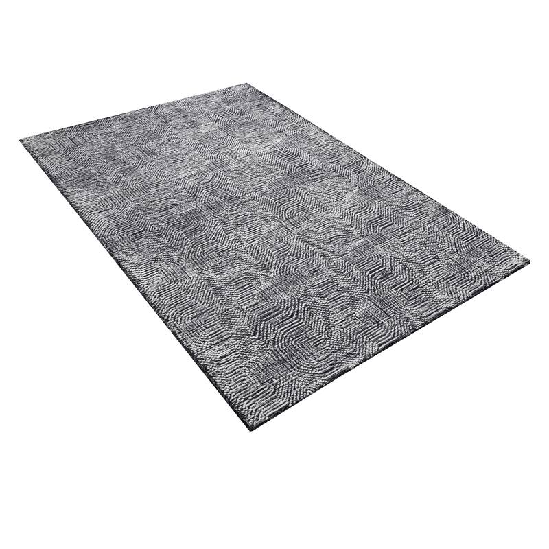 George Towne Living Melissa Luxury Handmade Abstract Wool Area Rug
