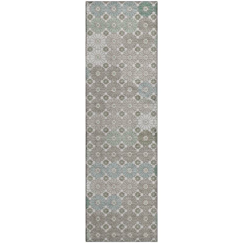 Premium Washable Super Soft Whimsy Mosaic Mayfield Rug
