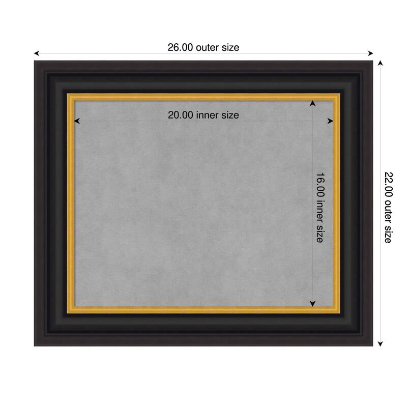 Amanti Art Sierra Black Brown Framed - 26 x 22 in - Sierra Black Brown