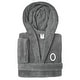 preview thumbnail 19 of 52, Sweet Kids 100% Polyester SUPER PLUSH Double Brushed Hooded Bathrobe with White Bookman Monogram O - Large