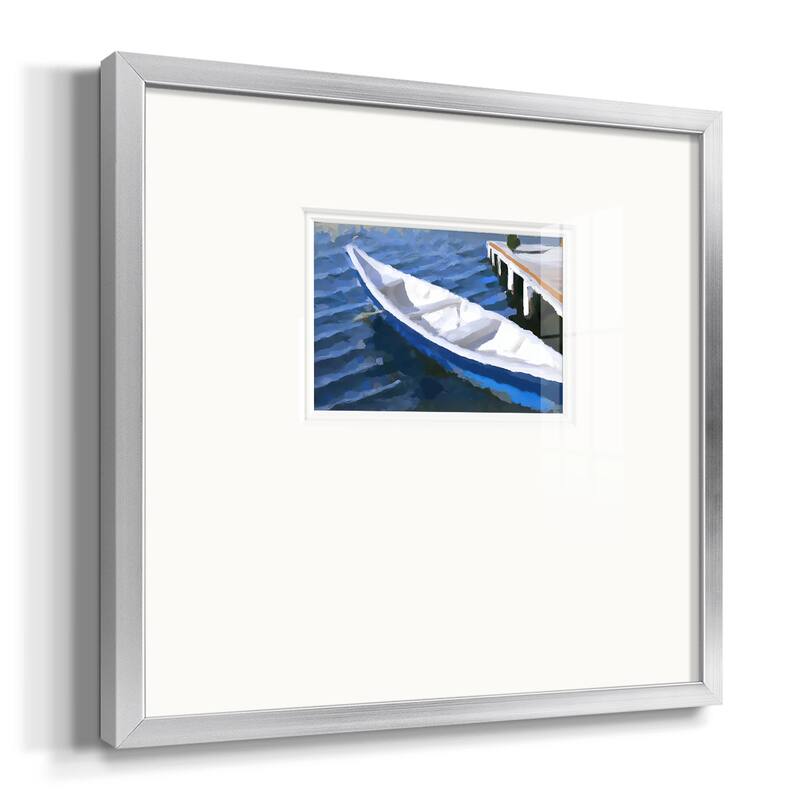 Colorful Rowboat IVPremium Framed Print