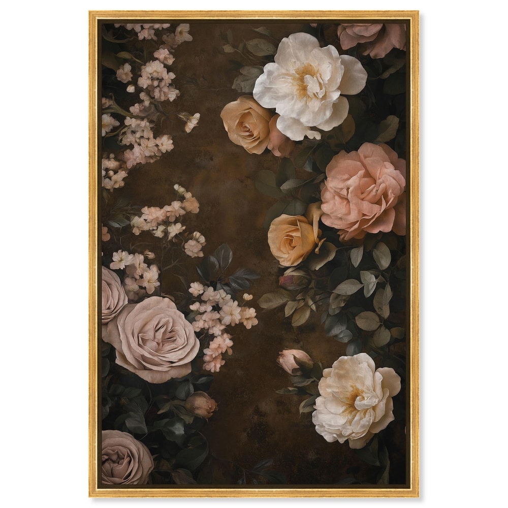 Faded Florals Fable II Canvas by Art Remedy
