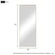 preview thumbnail 27 of 103, Aluminum Alloy Full Length Floor Mirror