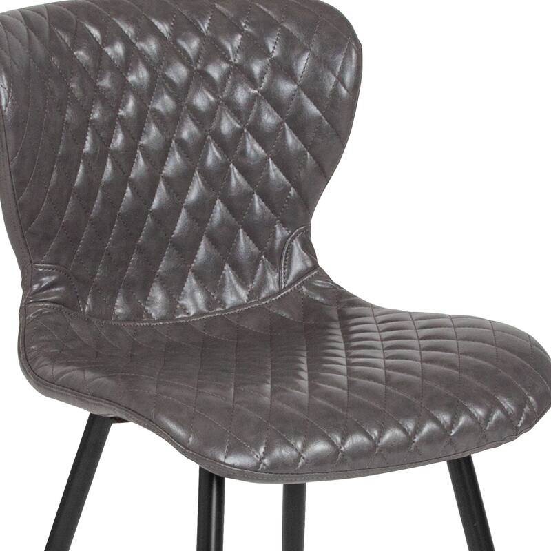 Contemporary Vinyl Upholstered Chair