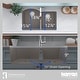 preview thumbnail 12 of 56, Karran Undermount Quartz Double Bowl Kitchen Sink