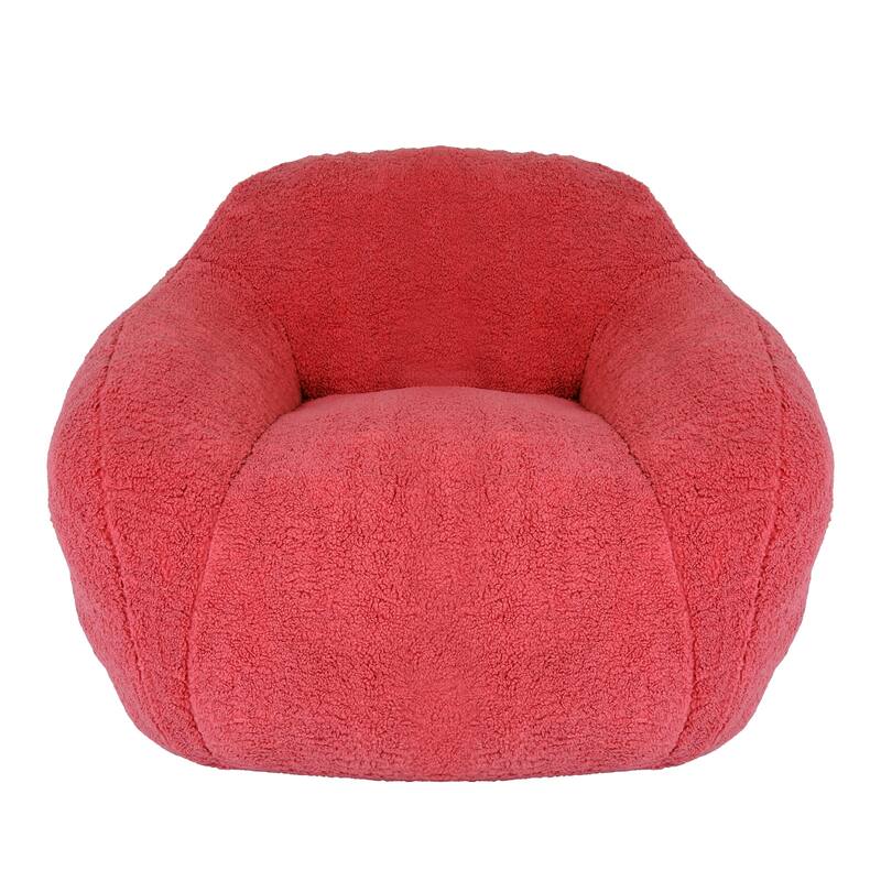 Oversized Memory Foam Bean Bag Chair Lazy Sofa with Armrests and Thick Backrest for Living Room Bedroom