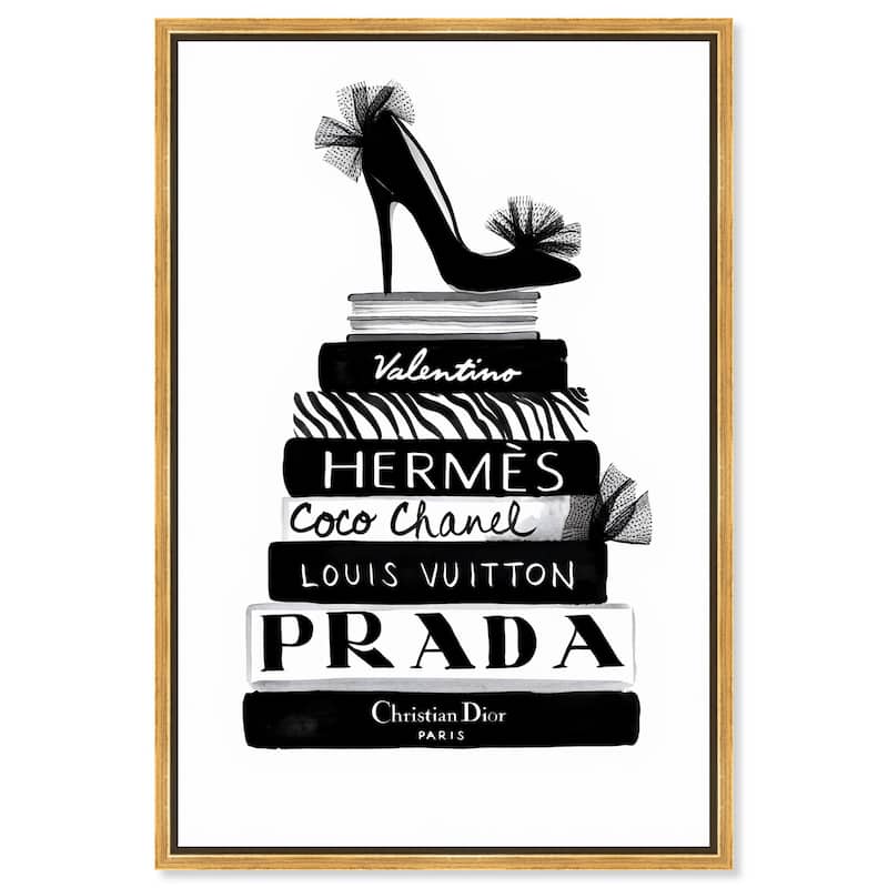 Library Luxe Canvas by Art Remedy - Gold - 24" x 36"