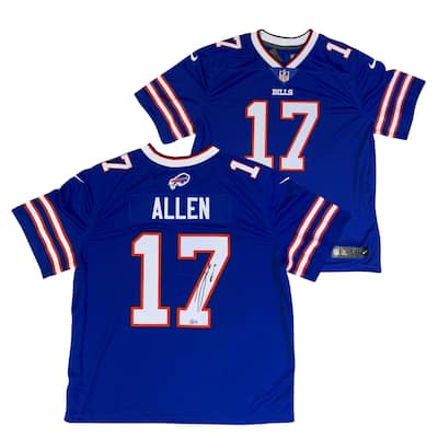 Josh Allen Autographed Buffalo Bills Signed Nike Limited Blue Football Jersey Beckett Authentication Services COA - 8'6" x 11'6"