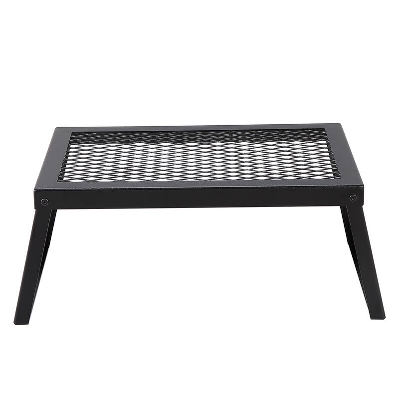 Anmytek Folding Campfire Grill Fire Cooking Equipment with Legs