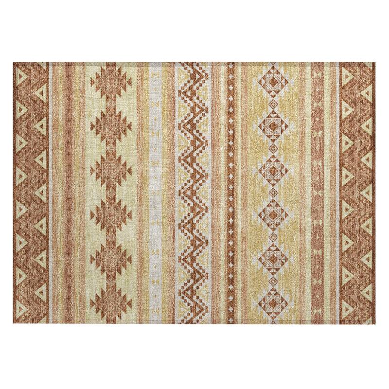 Machine Washable Indoor/ Outdoor Global Heston Chantille Rug