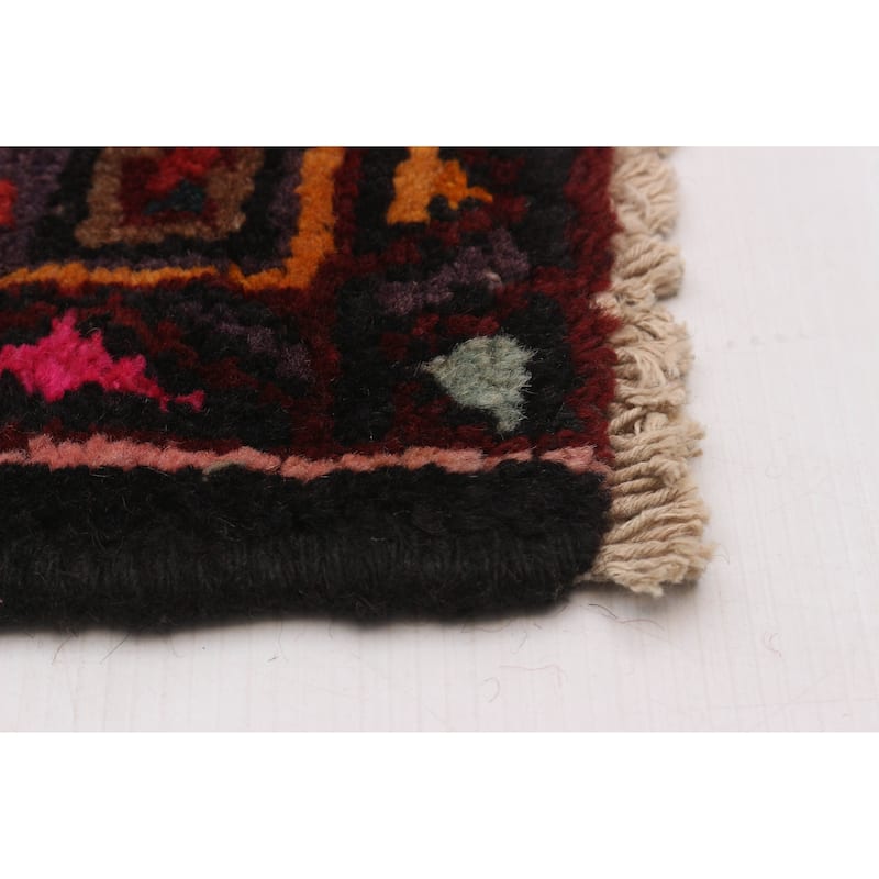 ECARPETGALLERY Hand-knotted Andelz Red Wool Rug - 3'7 x 9'3