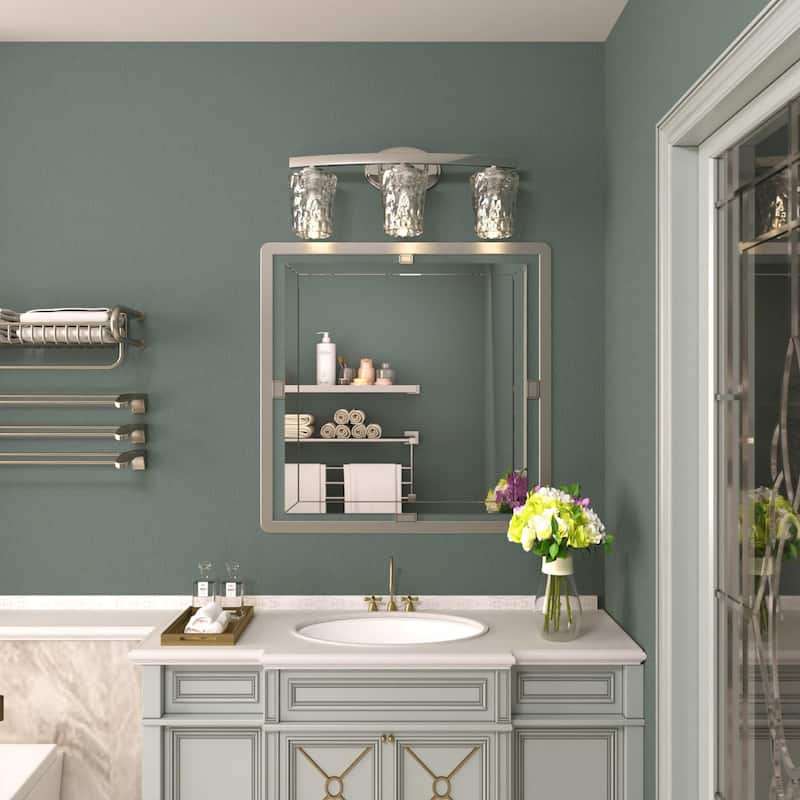 Acroma Modern Bathroom Vanity Light with Art Glass - N/A