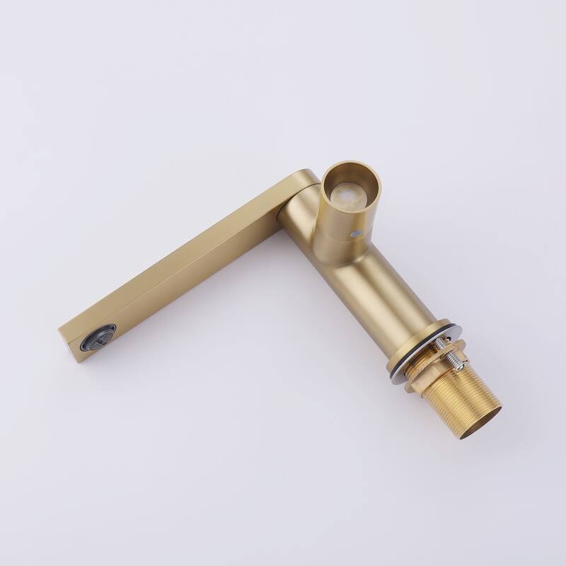 Deck Mounted Single Hole Modern Bathroom Sink Faucet