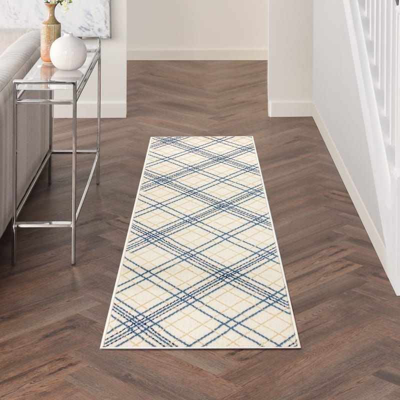 Nourison Jubilant Indoor Plaid Area Rug