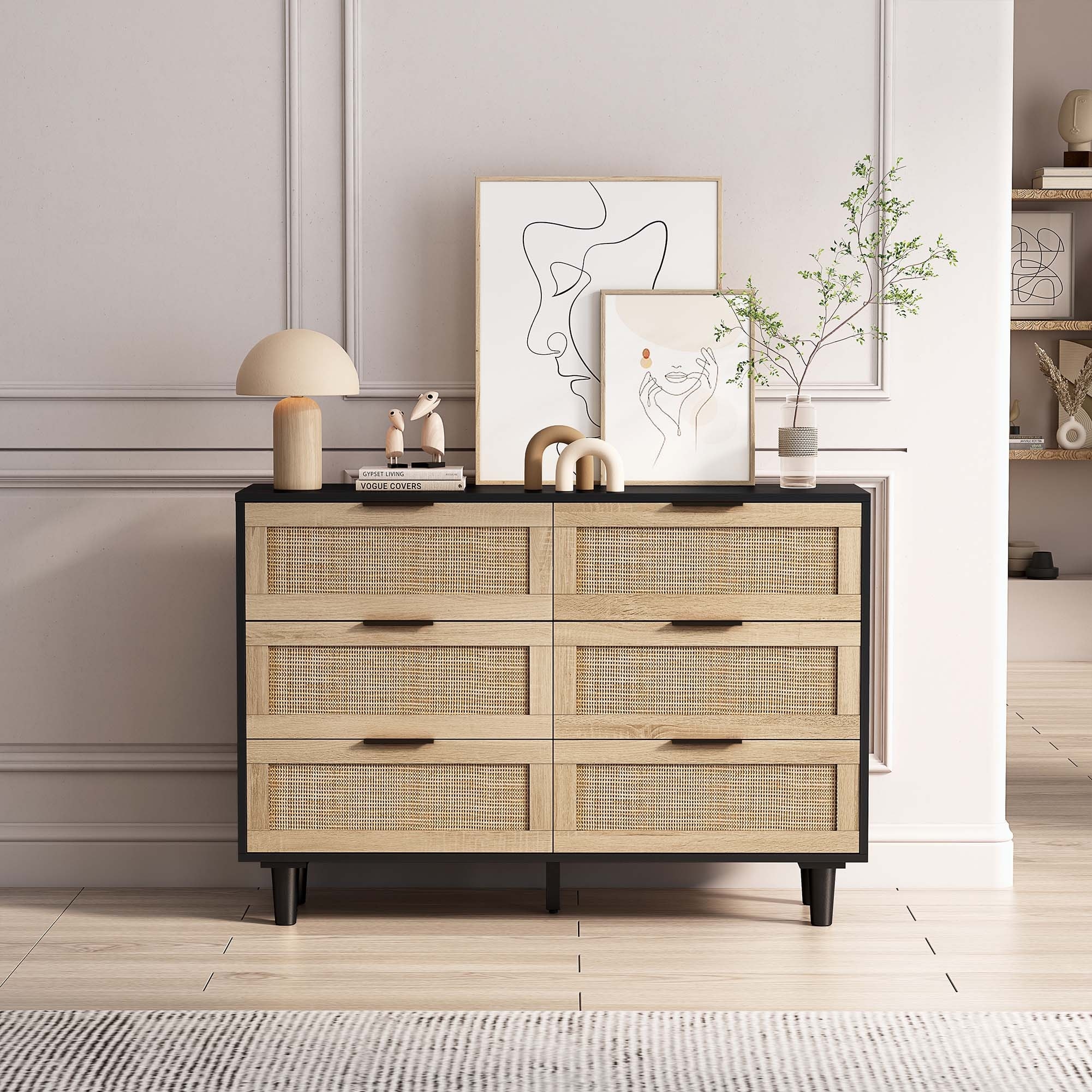 Rattan dresser shop