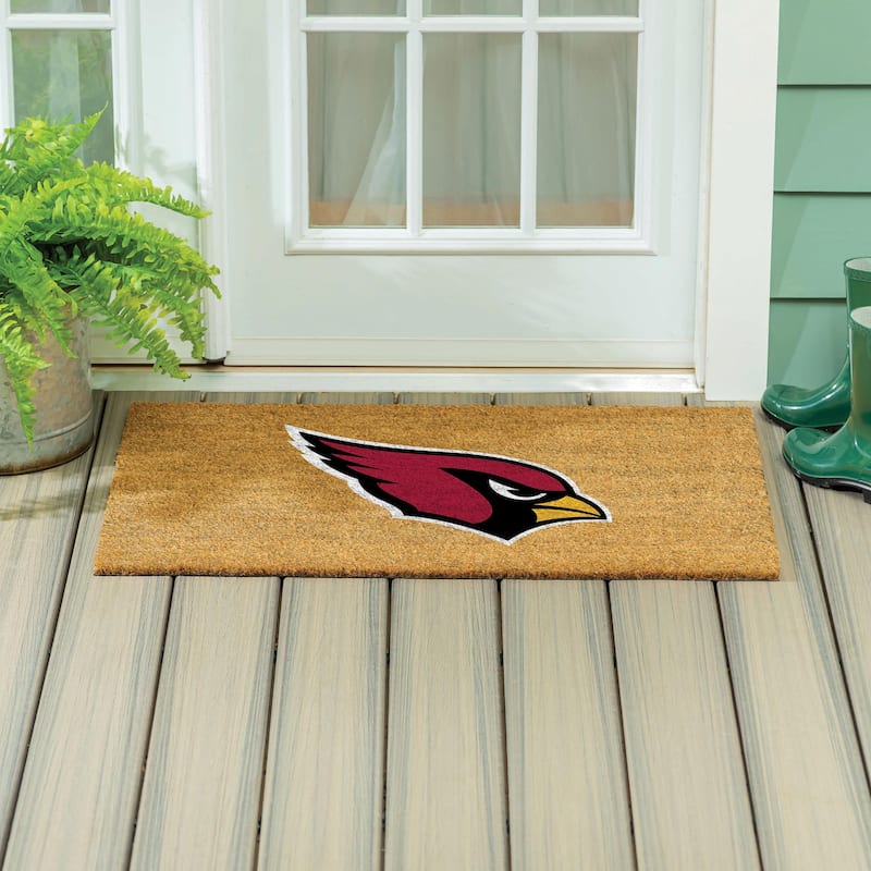Arizona Cardinals Full Color Indoor/Outdoor Coir Mat - 36" x 24"