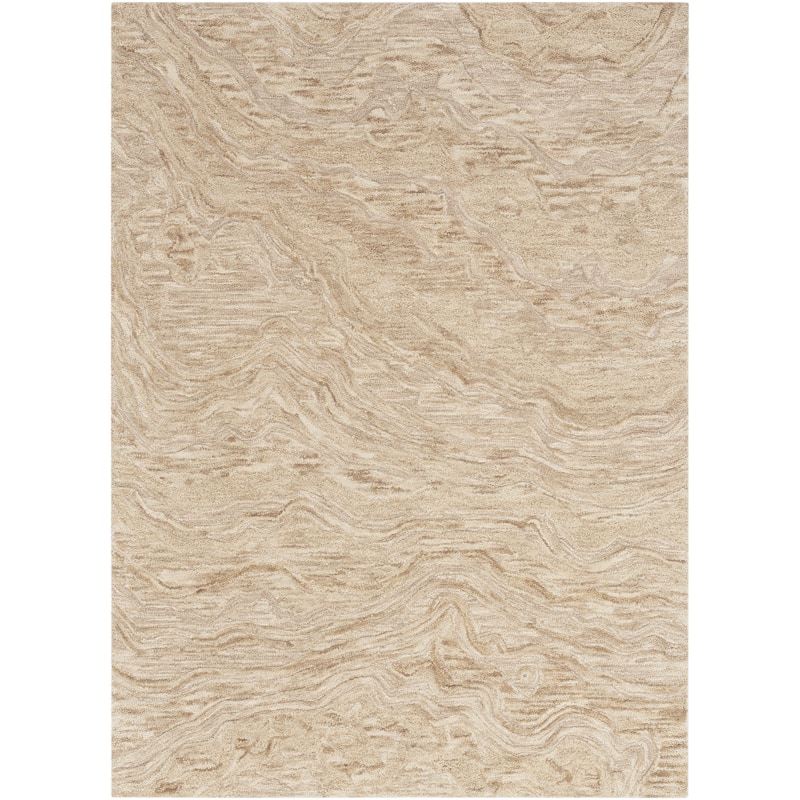 Nourison Graceful Indoor Abstract Area Rug - 5' 3" x 7' 3" - Taupe - Rectangle