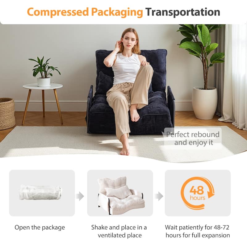 Bean Bag sofa,Floor Sofa Bed - 30"x25.6"