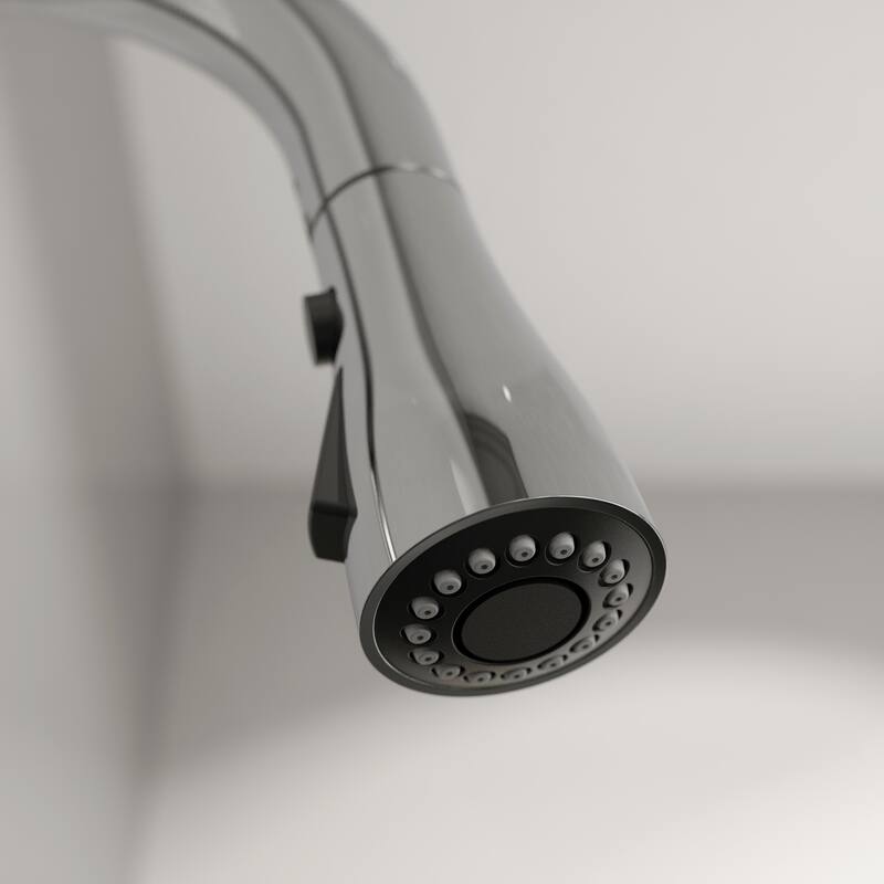 Belanger Single Handle Touchless Pull-Down Kitchen Faucet, Polished Chrome