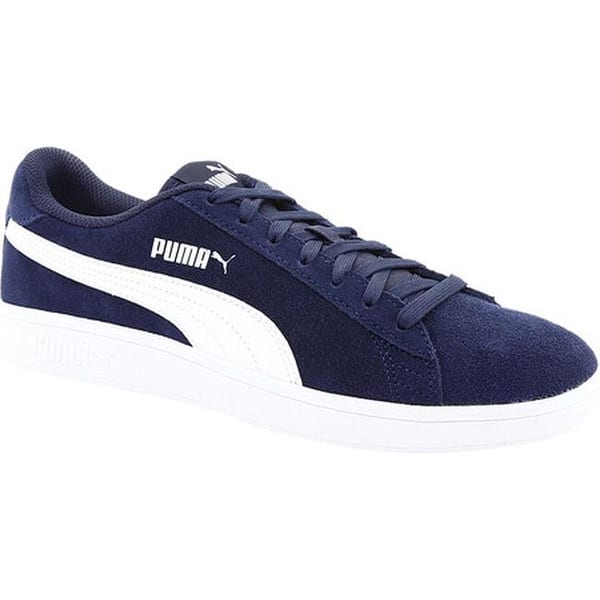 Shop Puma Smash V2 Sneaker Peacoat Puma White Overstock 21225087