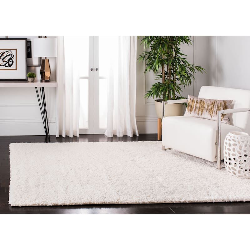 SAFAVIEH Fontana Shag Kimberlie Solid 2-inch Thick Rug
