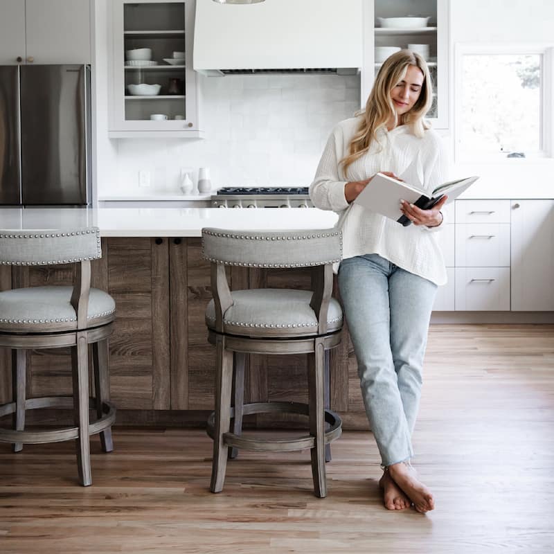 Maven Lane Alexander Swivel Kitchen Stool